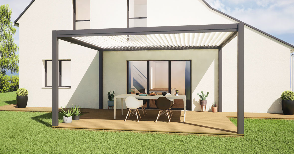Pergola bioclimatique